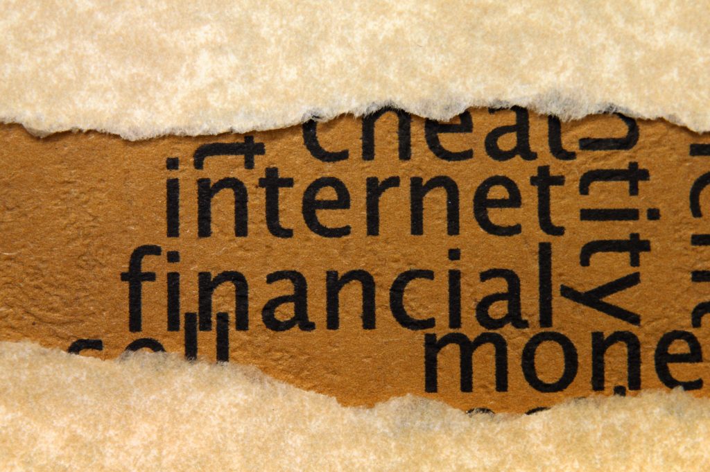 Internet financial concept